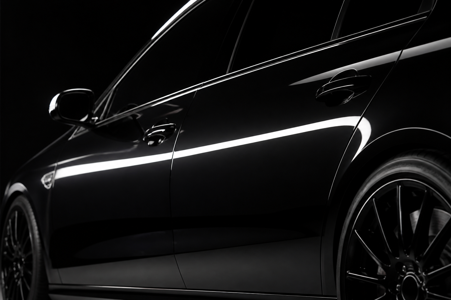 Gloss Black TPU Paint Protection Film - Image 2
