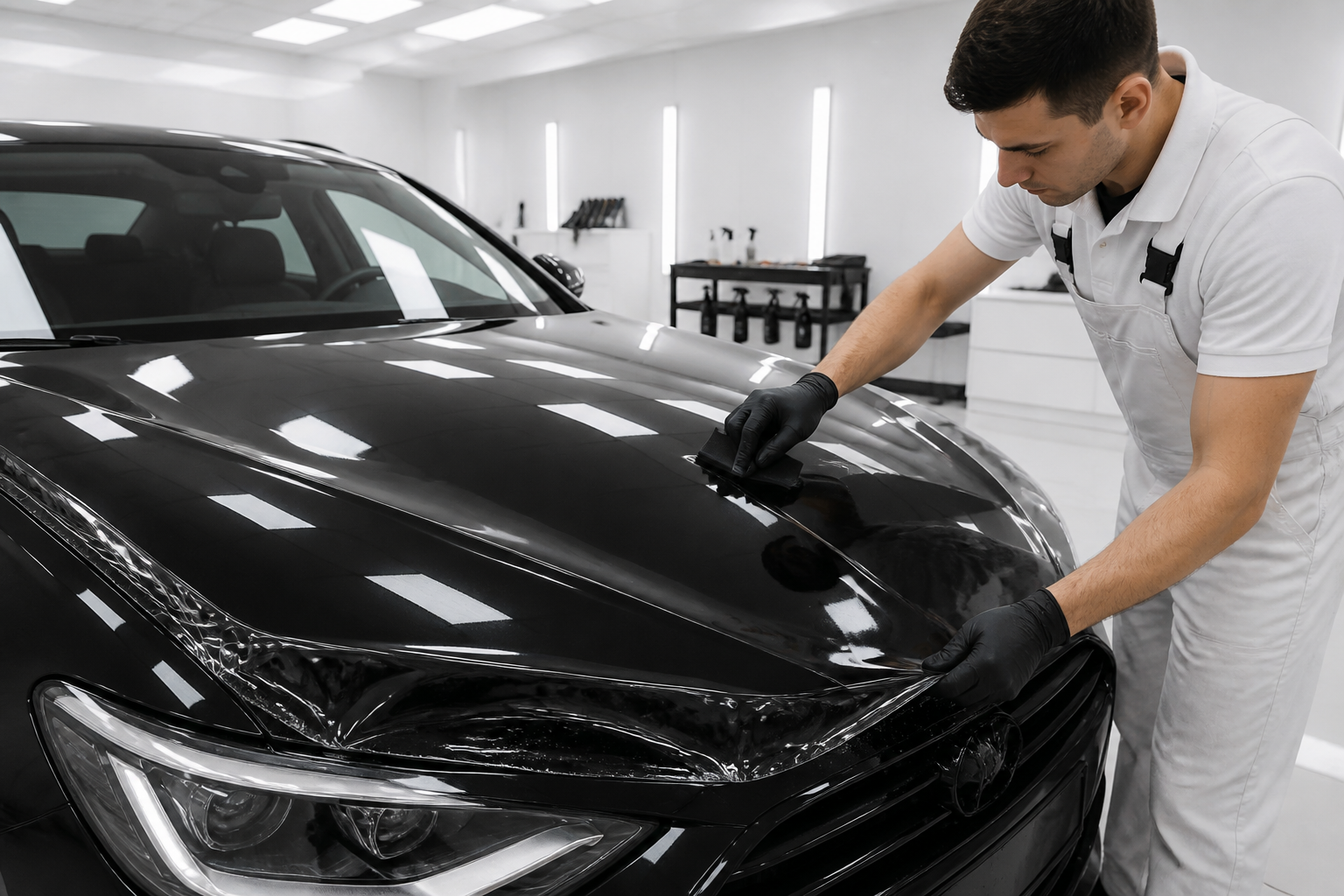 Gloss Black TPU Paint Protection Film - Image 6