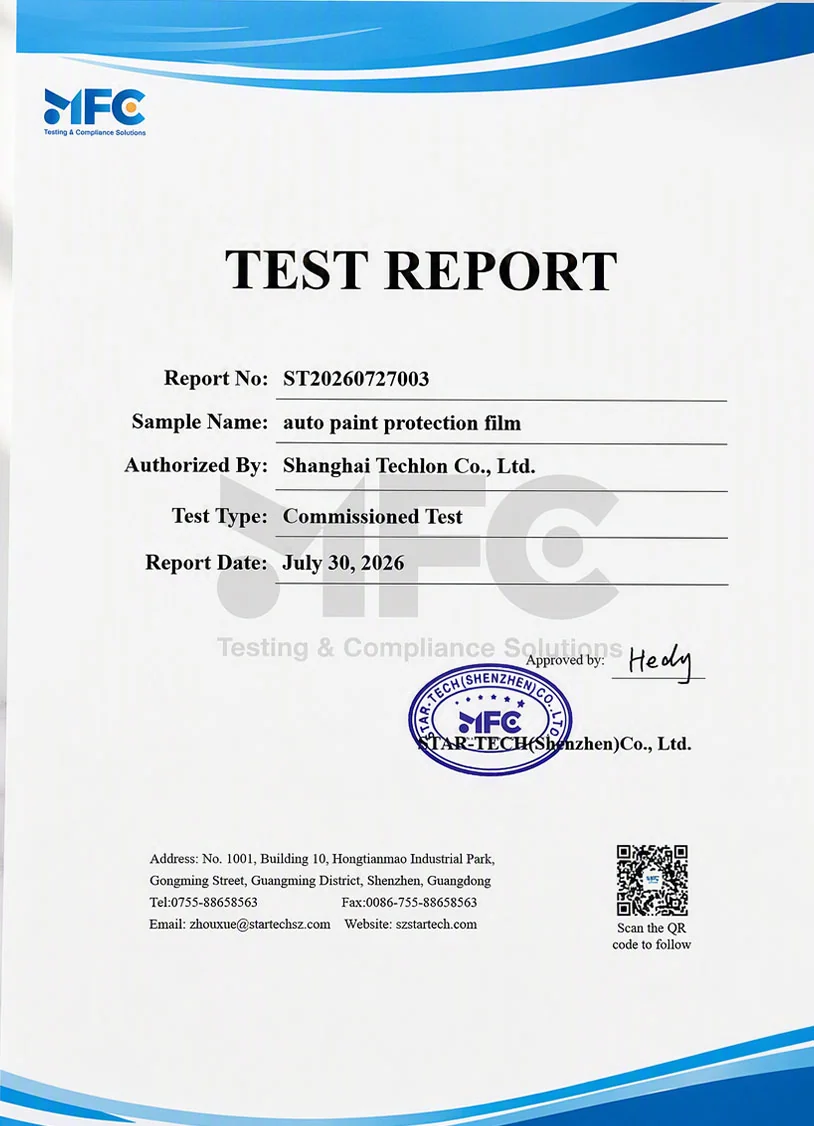 Published RoHS test report