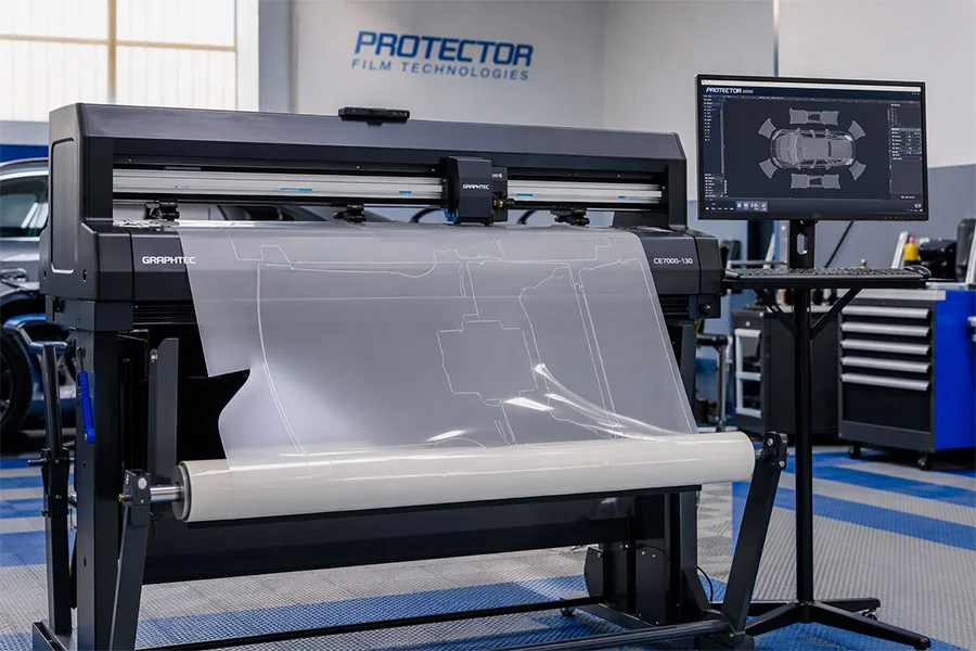 Precut software and cutting plotter